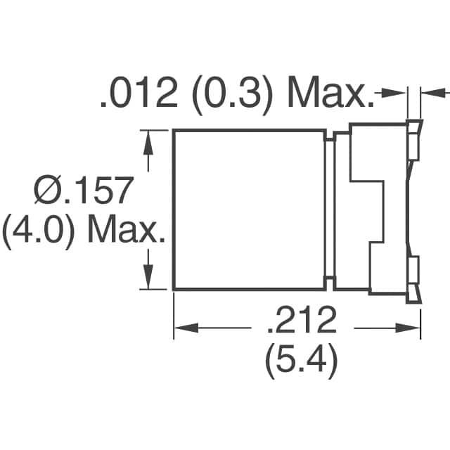 EEE-FC1E6R8AR Panasonic Electronic Components  Aluminum Electrolytic Capacitors